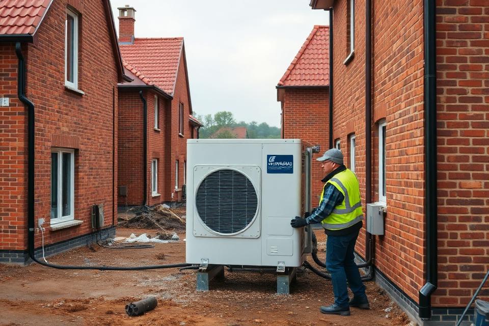 Verkaveling van 12 woningen — airco-installatie in Lier